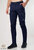 7-POCKET NAVY BLUE CHINO COTTON STRETCHABLE PANT