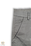 7-POCKET SILVER GREY CHINO COTTON SLIM FIT STRETCHABLE COMFORT MENS