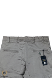 SiLVER GRAY CHINO COTTON STRETCHABLE COMFORT MENS PANT ( Cross Pockets)