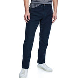 5-Pocket Black Blue Soft Cotton Stretchable Slim Fit Chino Comfort Men's Pant - Delazava