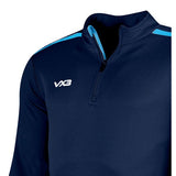 VX3 Fortis Half Zip Sweat Shirts Navy blue/ Sky line - Delazava