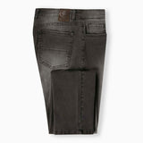 MO DARK GREY SLIM LEG Stretchable Denim Jeans - Delazava