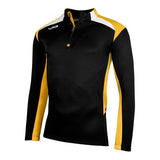 VX3 Fortis Half Zip Sweat Shirts JET Black WITH Amber/White LINE