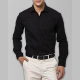 Black Formal Shirt Regular Fit