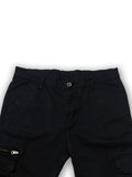 7-POCKET BLACK CHINO COTTON STRETCHABLE PANT