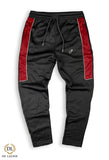 Black & Maroon Quickdry jet Black Zipper Track Suits