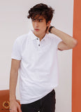 White Polo Regular Fit Polo Shirt P04