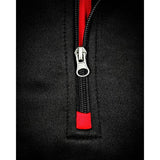 VX3 Fortis Half Zip Sweat Shirts Jet Black With Red/White Line - Delazava