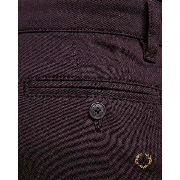Texture Chino Cotton Stretchable Comfort Men's Pant 26 ( Cross Pockets ) A K Company - Delazava