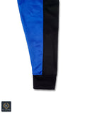 Will Dream Quickdry jet Black with Royal Blue panel Zipper Track Suits