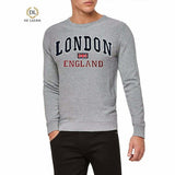 16 SIXTY Men’s Crew Neck Pullover/Sweat Shirts, Without Hood, Made Of Cotton Fleece - Delazava