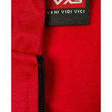 A Pro Full Zip Red Hoodie Fortis with white/Black Line - Delazava