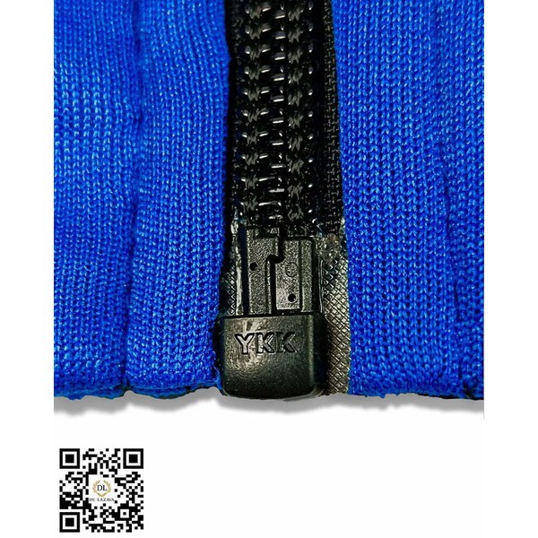 VX3 Pro Full Zip Hoodie Fortis Royal Blue/Yellow Line - Delazava