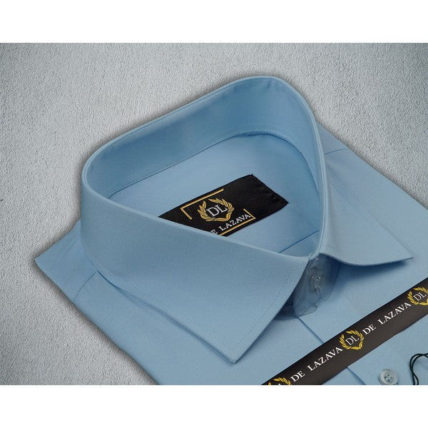 Sky Blue Formal Shirt Regular Fit - Delazava