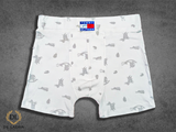 QUIRKY DESINGE COTTOTN MEN BOXER SHINE WHITE