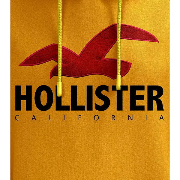 MEN'S PRINT LOGO & APPLIQUE HOLLISTER CALIFORNIA YELLOW Track Suits - Delazava